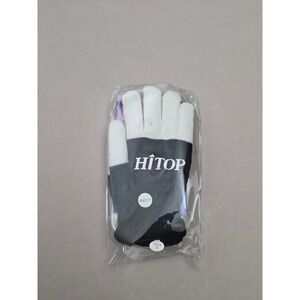 HITOP LED Party Gloves Kids Black White Light Up Glow MagiFire B07H4CV69X New